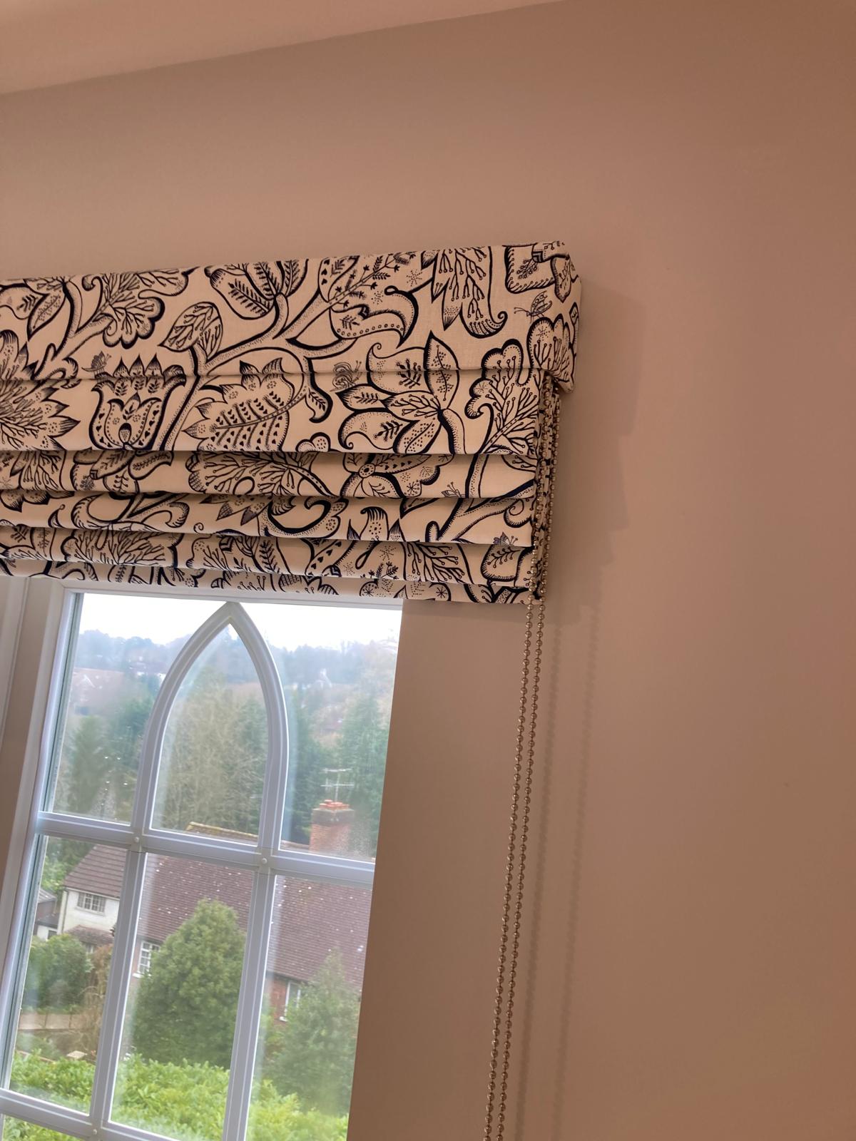 Bespoke cushions and upholstered headboard